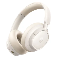 Навушники Baseus Bass BH1 NC Lite накладні бездротові з ANC White (6942521211470)
