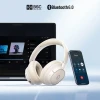 Навушники Baseus Bass BH1 NC Lite накладні бездротові з ANC White (6942521211470)