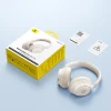 Навушники Baseus Bass BH1 NC Lite накладні бездротові з ANC White (6942521211470)