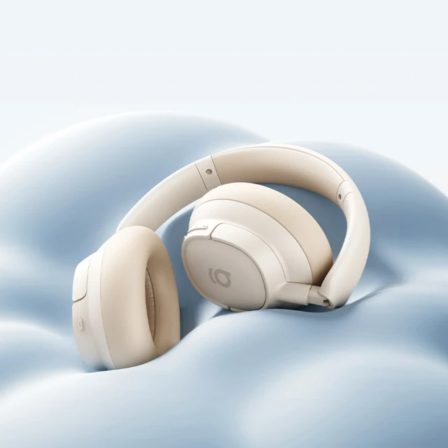 Навушники Baseus Bass BH1 NC Lite накладні бездротові з ANC White (6942521211470)