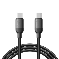 Кабель Joyroom S-A62 Lively Series 60W Type-C to Type-C 1.2m Black (6942712400010)