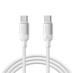 Кабель Joyroom S-A62 Lively Series 60W Type-C to Type-C 1.2m White (6942712400027)