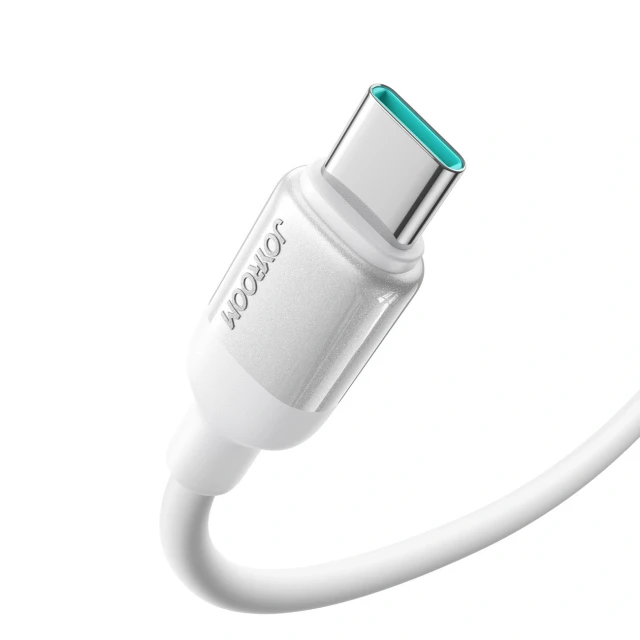 Кабель Joyroom S-A62 Lively Series 60W Type-C to Type-C 1.2m White (6942712400027)