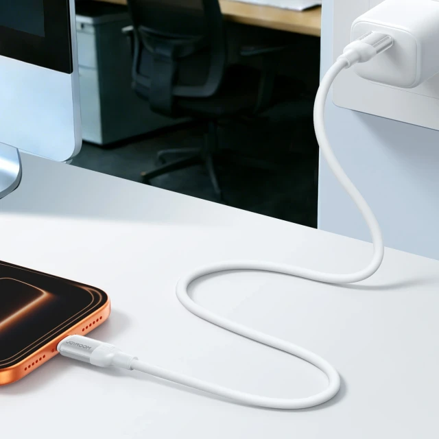 Кабель Joyroom S-A62 Lively Series 3A USB-A to Type-C 1.2m White (6942712400089)