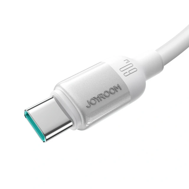 Кабель Joyroom S-A62 Lively Series 3A USB-A to Type-C 1.2m White (6942712400089)