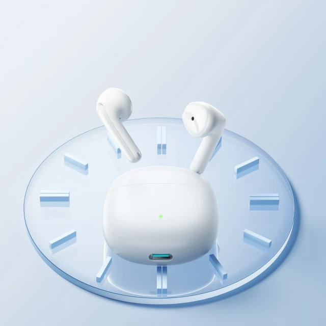 Навушники бездротові Joyroom JR-FB1 Funpods Bluetooth 6.0 TWS з функціями AI White (6942712400461)