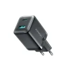 Мережева зарядка Joyroom JR-TG8 GaN 45W USB-C + USB-A Black (6942712400577)