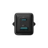 Мережева зарядка Joyroom JR-TG8 GaN 45W USB-C + USB-A Black (6942712400577)