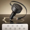 Зарядка автомобільна Orico FC-60-2C 60W USB-C 65 cm Black (6942886200362)