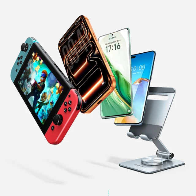 Підставка для телефону Orico PS2 складна обертова 360° Silver (6942886205312)