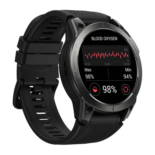 Смартгодинник ZEBLAZE Stratos 3 Pro Black (6946639813076)