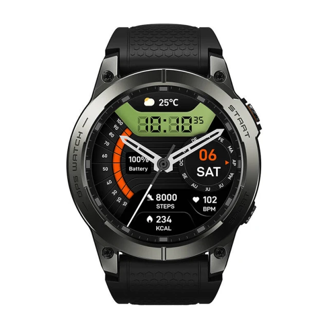 Смартгодинник ZEBLAZE Stratos 3 Pro Black (6946639813076)