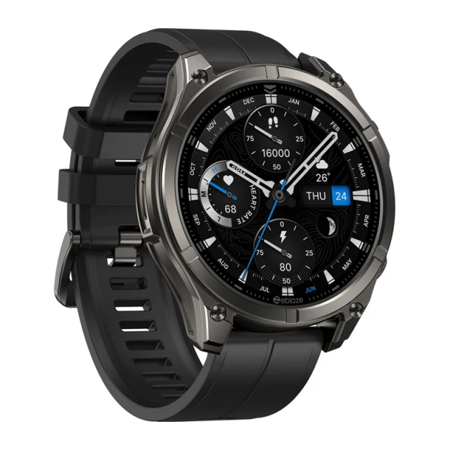 Смарт-годинник ZEBLAZE Vibe 8 Abyss Black (6946639813915)