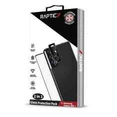 Захисне скло Raptic X-Doria Glass Protection Pack з захистом для камери для Samsung Galaxy S22 Plus Black (461153)