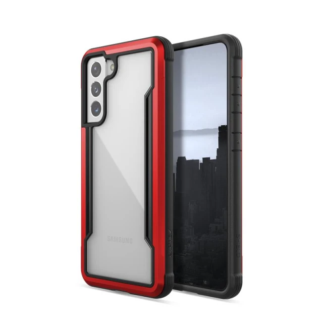 Чехол Raptic X-Doria Shield для Samsung Galaxy S21 Red Antimicrobial (492157)