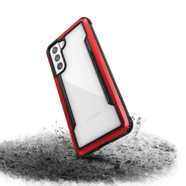 Чехол Raptic X-Doria Shield для Samsung Galaxy S21 Red Antimicrobial (492157)