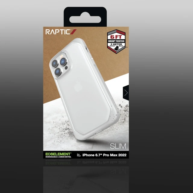 Чохол Raptic X-Doria Slim Case для iPhone 14 Pro Max Clear (6950941493185)