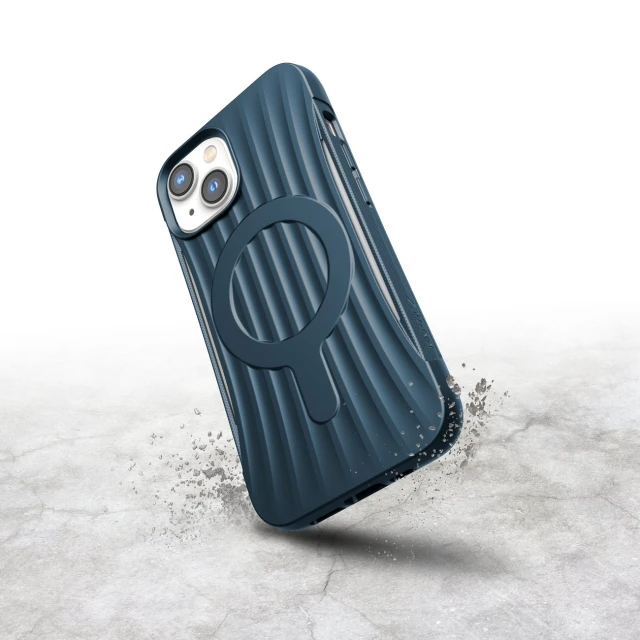 Чехол Raptic X-Doria Clutch Case для iPhone 14 | 13 Blue with MagSafe (6950941493222)
