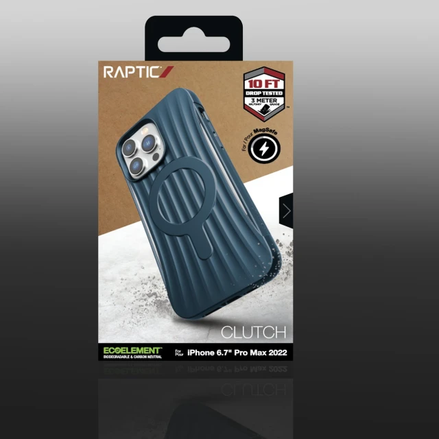 Чохол Raptic X-Doria Clutch Built Case для iPhone 14 Pro Max Blue with MagSafe (6950941493314)