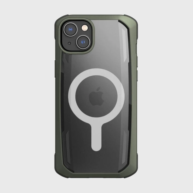 Чохол Raptic X-Doria Secure Case для iPhone 14 | 13 Green with MagSafe (6950941493468)