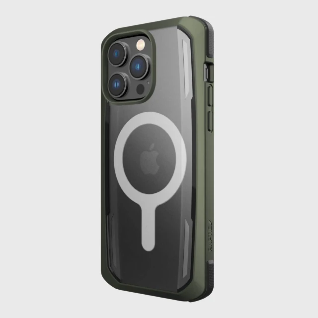 Чохол Raptic X-Doria Secure Case для iPhone 14 Pro Max Green with MagSafe (6950941493550)