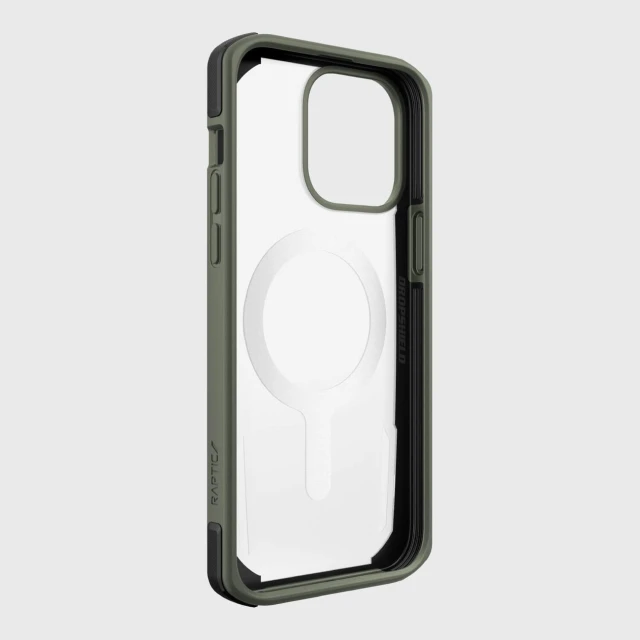 Чохол Raptic X-Doria Secure Case для iPhone 14 Pro Max Green with MagSafe (6950941493550)