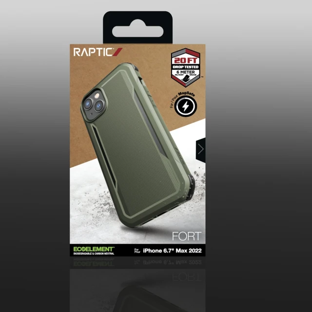 Чехол Raptic X-Doria Fort Case для iPhone 14 | 13 Green with MagSafe (6950941493567)