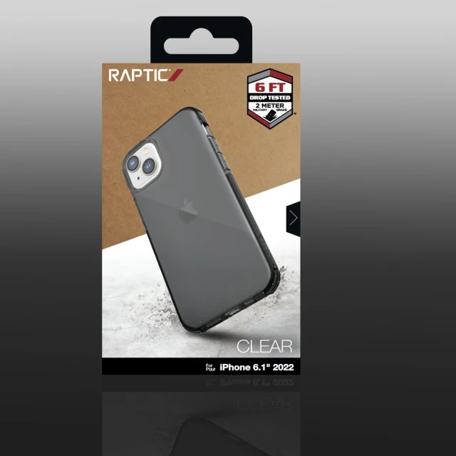 Чохол Raptic X-Doria Clear Case для iPhone 14 | 13 Grey (6950941495554)