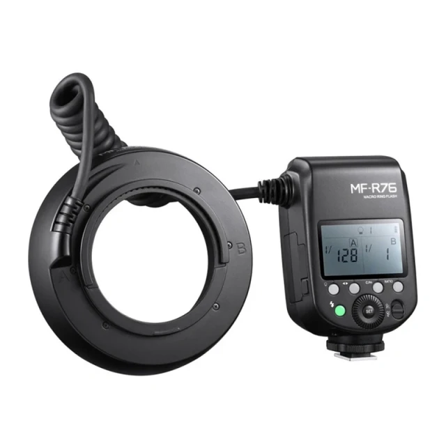 Спалах макро кільцевий GODOX MF-R76 (6952344223741)