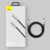 Кабель Baseus Cafule Metal USB-C to USB-C 2m Green (CATJK-D06)