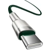 Кабель Baseus Cafule Metal USB-C to USB-C 2m Green (CATJK-D06)