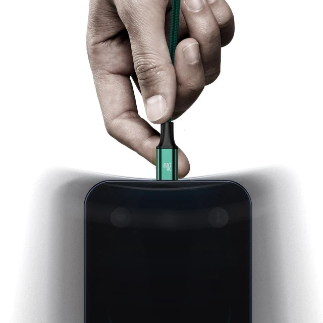 Кабель Baseus Rapid 3-in-1 USB-C to USB-C/Lightning/Micro-USB 1.5m Green (CAMLT-SC06)