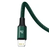 Кабель Baseus Rapid 3-in-1 USB-C to USB-C/Lightning/Micro-USB 1.5m Green (CAMLT-SC06)