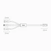 Кабель Baseus Rapid 3-in-1 USB-C to USB-C/Lightning/Micro-USB 1.5m Green (CAMLT-SC06)