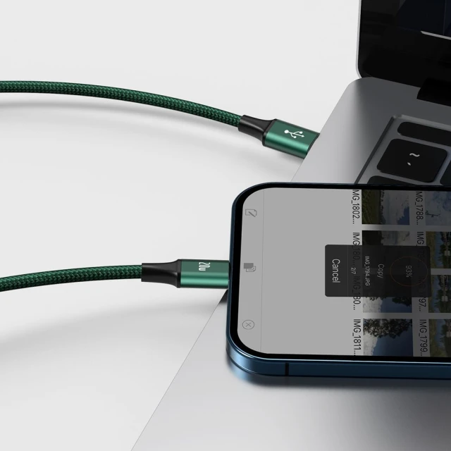 Кабель Baseus Rapid 3-in-1 USB-C to USB-C/Lightning/Micro-USB 1.5m Green (CAMLT-SC06)
