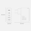 Мережевий зарядний пристрій Baseus GaN2 Pro 100W 2xUSB-C | 2xUSB-A White (CCGAN2P-L02)