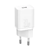 Мережевий зарядний пристрій Baseus Super Si 30W USB-C White (CCSUP-J02)