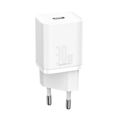 Мережевий зарядний пристрій Baseus Super Si 30W USB-C White (CCSUP-J02)