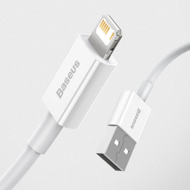 Кабель Baseus Superior USB-A to Lightning 0.25m White (CALYS-02)