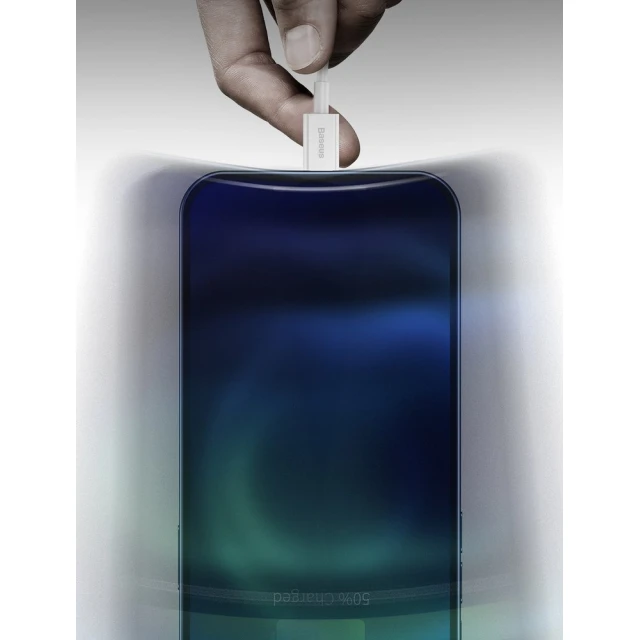 Кабель Baseus Superior USB-A to Lightning 0.25m White (CALYS-02)