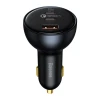Автомобильное зарядное устройство Qualcomm Quick Charge 160W USB-A/2xUSB-C with USB-C to USB-C Cable Grey (TZCCZM-0G)