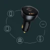 Автомобильное зарядное устройство Qualcomm Quick Charge 160W USB-A/2xUSB-C with USB-C to USB-C Cable Grey (TZCCZM-0G)
