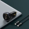 Автомобильное зарядное устройство Qualcomm Quick Charge 160W USB-A/2xUSB-C with USB-C to USB-C Cable Grey (TZCCZM-0G)