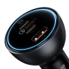 Автомобильное зарядное устройство Qualcomm Quick Charge 160W USB-A/2xUSB-C with USB-C to USB-C Cable Grey (TZCCZM-0G)