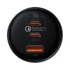 Автомобильное зарядное устройство Qualcomm Quick Charge 160W USB-A/2xUSB-C with USB-C to USB-C Cable Grey (TZCCZM-0G)