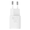 Мережевий зарядний пристрій Baseus Cube 20W PD USB-C White (6953156207165)