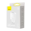 Сетевое зарядное устройство Baseus Compact QC 30W USB-C | 2xUSB-A White (CCXJ-E02)