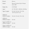 Сетевое зарядное устройство Baseus Compact QC 30W USB-C | 2xUSB-A White (CCXJ-E02)