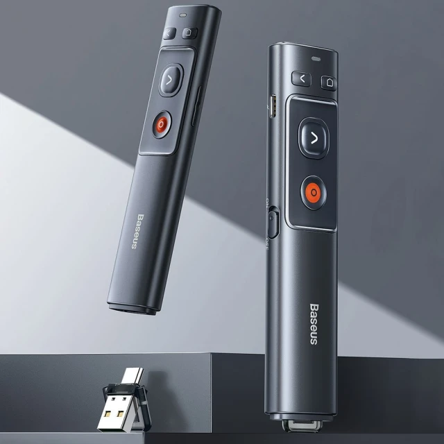 Лазерна вказівка Baseus Orange Dot PPT Grey (WKCD000013)
