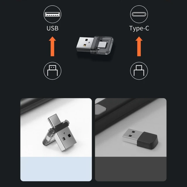 Лазерна вказівка Baseus Orange Dot PPT Grey (WKCD000013)